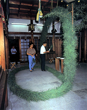 足羽神社・足羽川　夏越之大祓